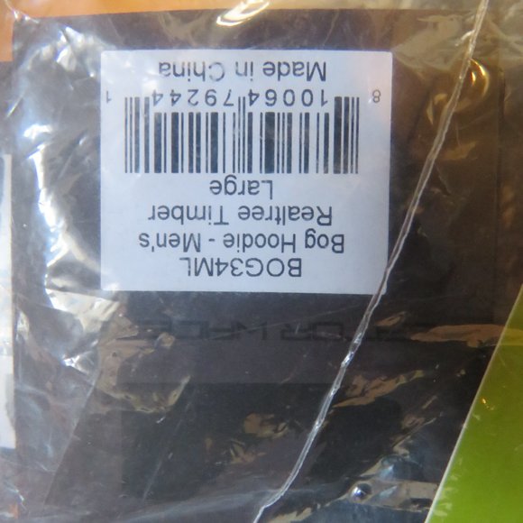 Gator Waders 1/2 Zip Bog Hoodie Large Men's - Realtree Timber - Minnesota Seller - Picture 6 of 6